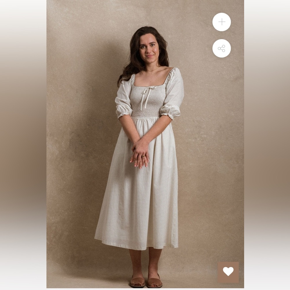 NWT Neuflora Alivia Dress Cream